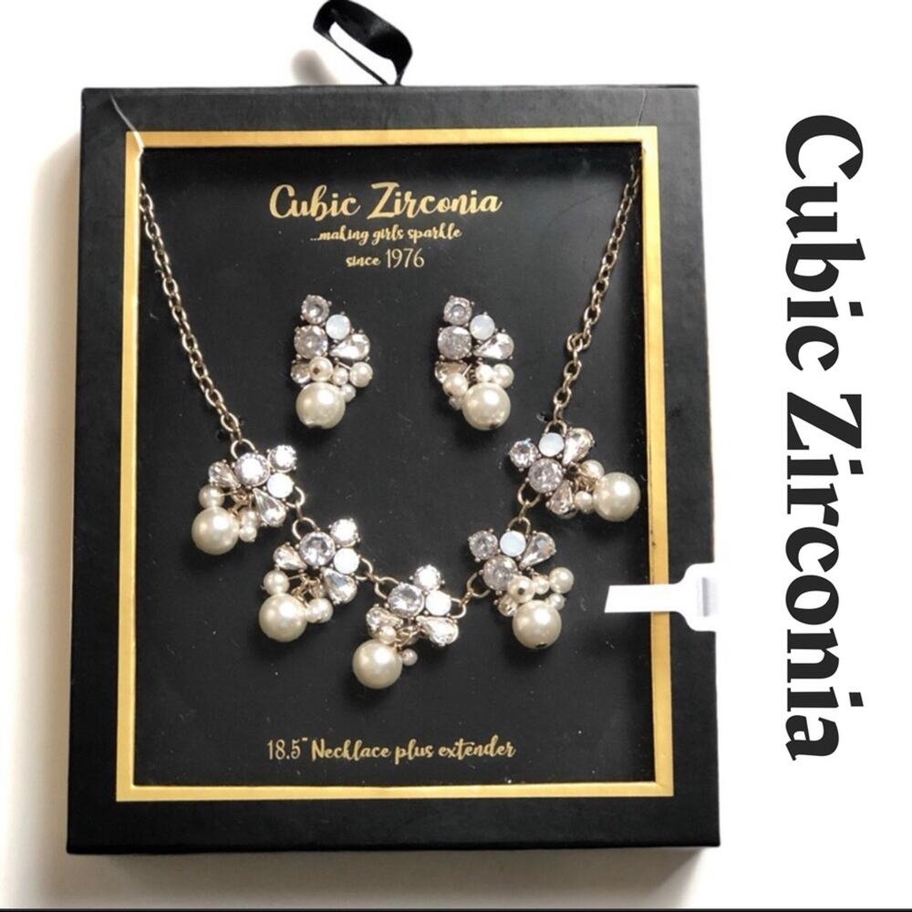 Cubic Zirconia Beautiful Jewelry Set
